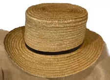 VTG Authentic AMISH STRAW HAT Mens Lancaster Co PA