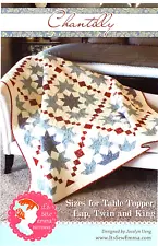 Chantilly ~ Sizes for Table Topper, Lap, Twin, and King ~ It's Sew Emma Patterns