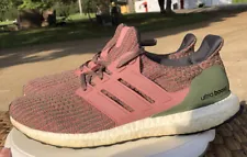Size 10 - adidas UltraBoost 4.0 Pink Olive 2018