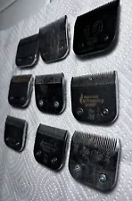 9 Oster Grooming Blades For A5 Clippers #10 Ceramic Edge And Various Types