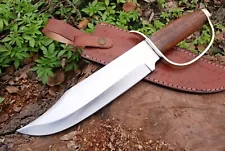 SALE OFFER CUSTOM HANDMADE D2 STEEL HUNTING TACTICAL BOWIE KNIFE BRASS WOOD