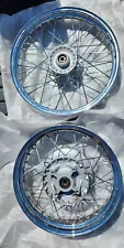 Triumph Bonneville T100 865 FRONT & REAR WHEELS 2008 - 2015 T2004184 & T2012002