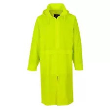 S438 Men's Waterproof Raincoat - Lightweight Long Rain Jacket with Hood and P...