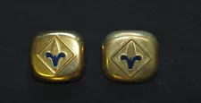 Boy Scouts of America BSA Neckerchief Slides Lot of 2 Vintage