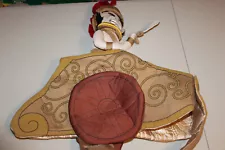 Roman Soldier and Chariot Dog Pet Costume, Size XL, X-Large, Funny Dog Costume