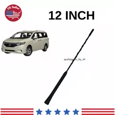 12" Short Black Replacement Antenna Mast AM/FM For NISSAN QUEST 1993-2002