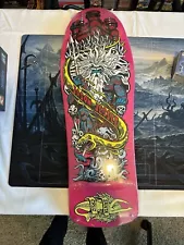 Santa Cruz Jason Jessee Neptune Rasberry Pink Skateboard Deck Fall 2015 Release