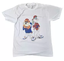 Bugs Bunny & Taz Kriss Kross Short Sleeve White Classic T-Shirt All Size Gift