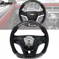 Clearance Sale Fits 12-15 Chevrolet Camaro Steering Wheel Forged Carbon Fiber (For: 2014 Camaro Z/28)