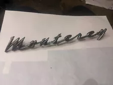 Mercury Monterey 1962 Side Emblem