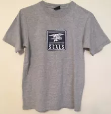 US Navy Seals T-shirt Mens Small Gray Short Sleeve Gear for Sports UC #106