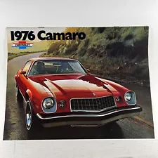 1976 Chevrolet Camaro Original Car Sales Brochure Catalog