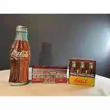 Vintage Coca Cola Tins Lot of 3