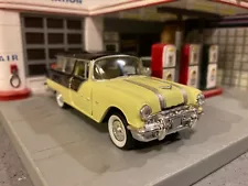 1955 Pontiac Safari, Nomad Station Wagon, Tutone Yellow & Black 1/43 Scale