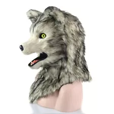 Can Mouth Move Wolf Mascot Custome Fursuit Cosplay Animal Top Halloween Liflike