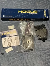 Hogue Knives EX-F03 2.25" Clip Point Tumbled 154CM G-Mascus Purple G10 35338