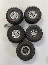 RC ROCK CRAWLER TIRES & WHEELS LOT 12MM HEX / TRAXXAS RC / RC ROCK CRAWLER / RC