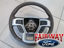 17 thru 20 F-150 OEM Ford Leather Heated Steering Wheel King Ranch Java Color