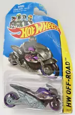 2014 Hot Wheels Motorcycle BMW K 1300R Purple Silver/Black HW Off-Road Series