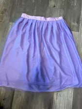 Purple Table Skirt ~26” Long X ~70” Wide - PARTY