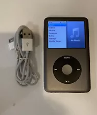 Apple iPod classic 7th Generation Black (120 GB) Works Great