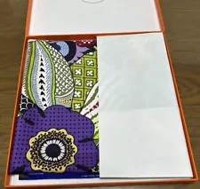 Unused w/box HERMES Carre 90 FLEURS D'INDIENNES Silk Scarf 90cm Aline Honore