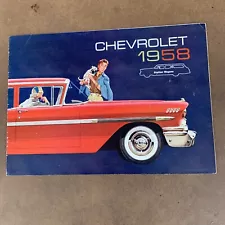 Original 1958 CHEVROLET Station Wagon Dealer Sales Brochure