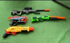 4 Toy nerf guns For Sale. Selling For My son. All Work Great.