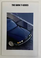 1992 BMW 7-Series Sales Brochure Catalog 735i 735iL