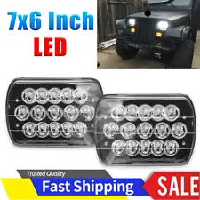 5x7" 7x6" LED Headlight For INTERNATIONAL 4700 4900 8100 9900 9900I IX 9200 Pair