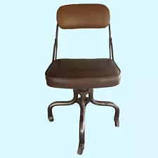 Vintage Office Chair Antique Rolling Desk Chair Home Office Furniture