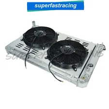 For 82-92 Chevy Camaro RS Z28 Pontiac Firebird Aluminum Radiator 3Row+Fan Shroud (For: 1985 Z28)