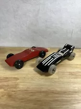 Vintage pinewood derby cars