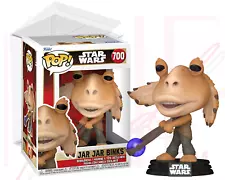 Star Wars Funko POP 700 Jar Jar Binks with Booma Balls 25th Ann with Protector