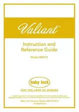 Baby Lock Valiant BMV10 Sewing Manual User Guide Instructions COLOR COPY