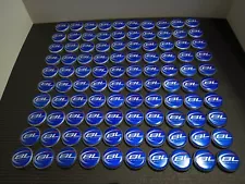 100 Bud Light Beer Bottle Caps. Free Shipping.