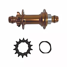 Single Speed SS MTB BMX Dirt Jumper Rear Hub 6-Bolt Disc 135mm 6 Pawl BRONZE