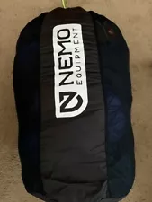 Nemo Forte Men's 20 Sleeping Bag - Backpacking - Mens Regular - Glow/Abyss