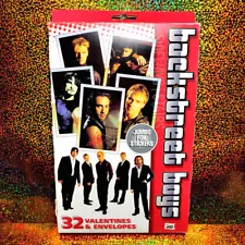 2001 BACKSTREET BOYS VALENTINE KIT Valentine's Day cards BSB holographic RARE