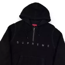 Supreme Sherpa Fleece Pullover Hoodie