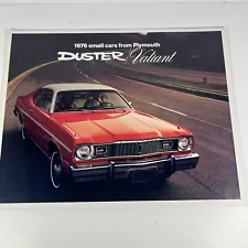 1976 Plymouth Valiant Duster Scamp sales brochure dealer catalog literature