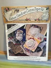 NOS Deluxe Handcast Cotton Paper Kit use w/ Brown Bag Cookie Art ceramic molds