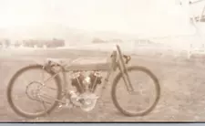 REPRINT RPPC Postcard Harley Davidson 1923 Board Track Racer Motorcycle Raceway