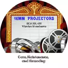 16MM Projector Training care and maintenance DVD from 1950s 1960s film RCA