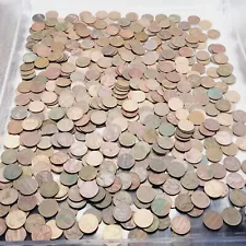 Copper Penny Lot Over 500 For Your Next Project