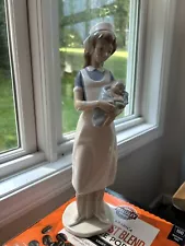 NAO Lladro Figurine Made In Spain Collectables Enfermea Nurse With Baby