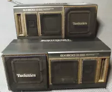 Technics CJ-GX800D SHSS 4way Box Type Speaker 1980s 80s Vintage Retro from Japan