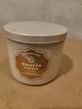 Bath & Body Works Whipped Coffee 14.5 oz Scented Large 3-Wick Candle --READ--