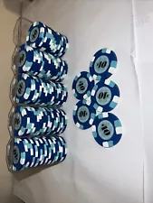 100PC Paulson Classic Top Hat & Cane $10 Casino Poker Chips - NEW IN BOX!