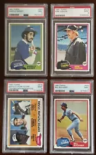 1981 TOPPS BASEBALL HIGH GRADE COMPLETE SET 858 CARDS NM/MT-MINT PSA SHARP!